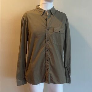 Baldwin Men's Olive Button-Down Shirt